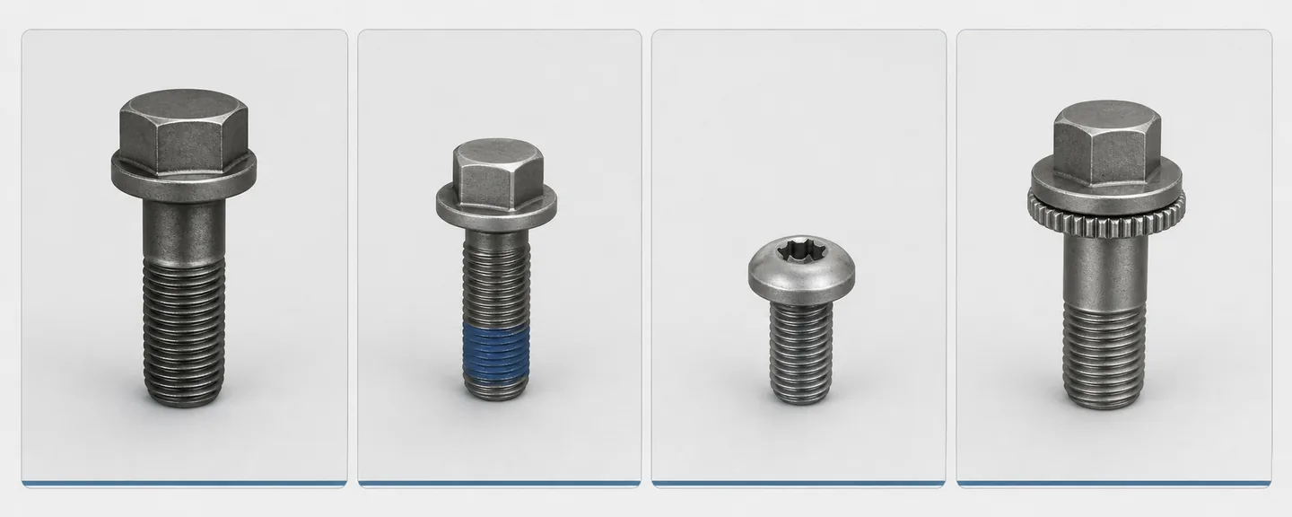 Brake fastener category guide for caliper, rotor and air-brake chamber applications